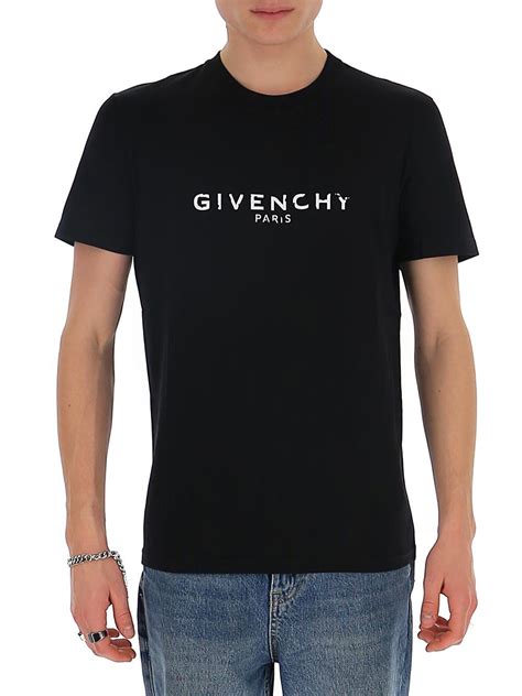 t shirt givenchy uomo nera|givenchy men's shirts.